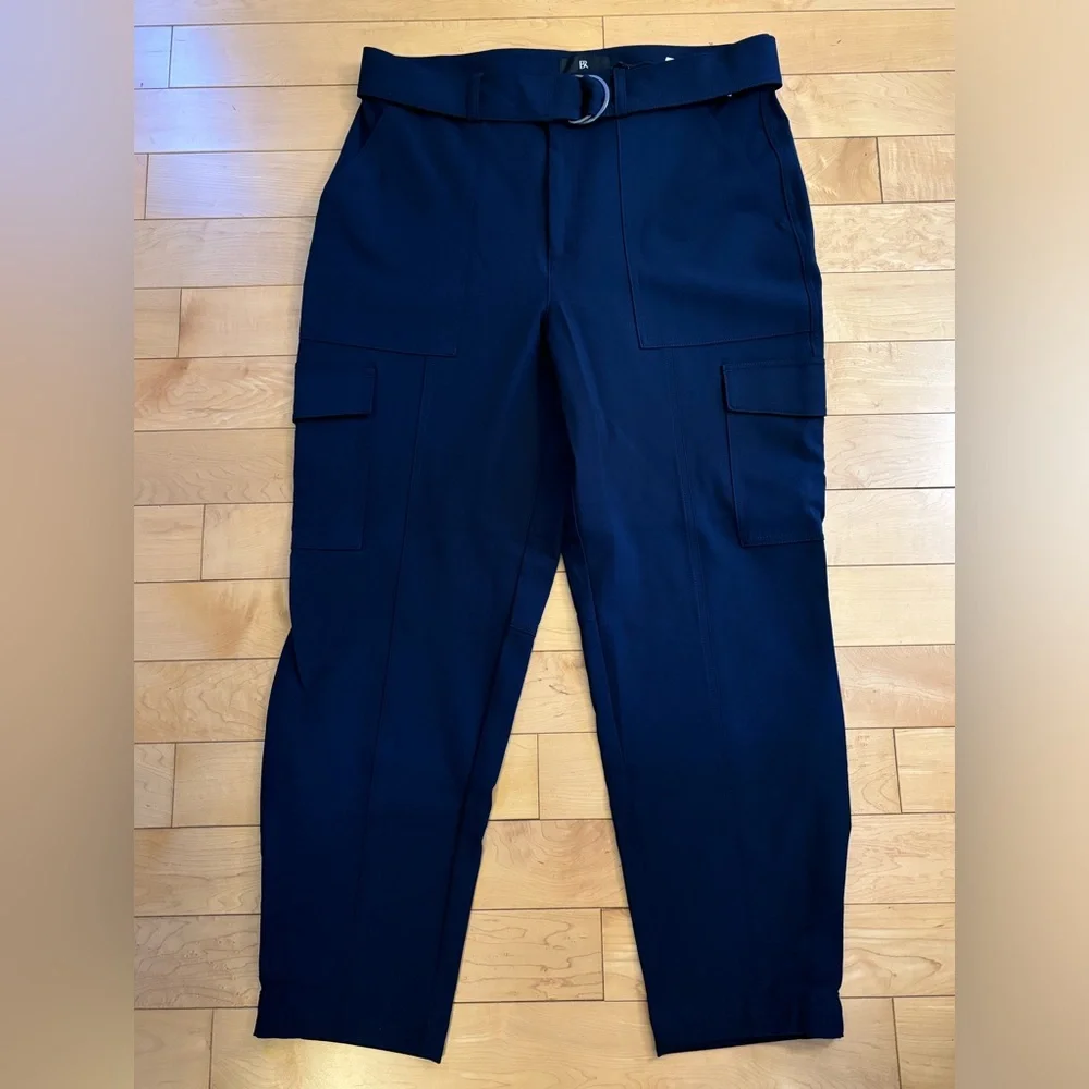 NWT, Banana Republic Stretch Knit Cargo Utility Pant, Navy, 16 Tall, 29.5” IS